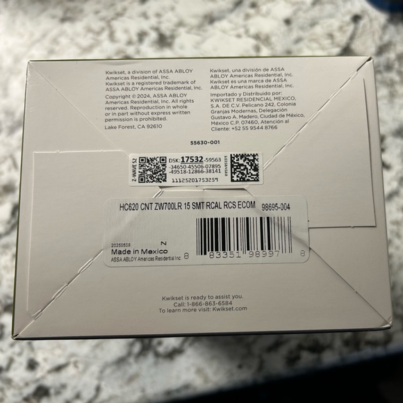 Kwikset Home Connect 620 Z-Wave Keypad Smart Lock Satin Nickel - Picture 5 of 5